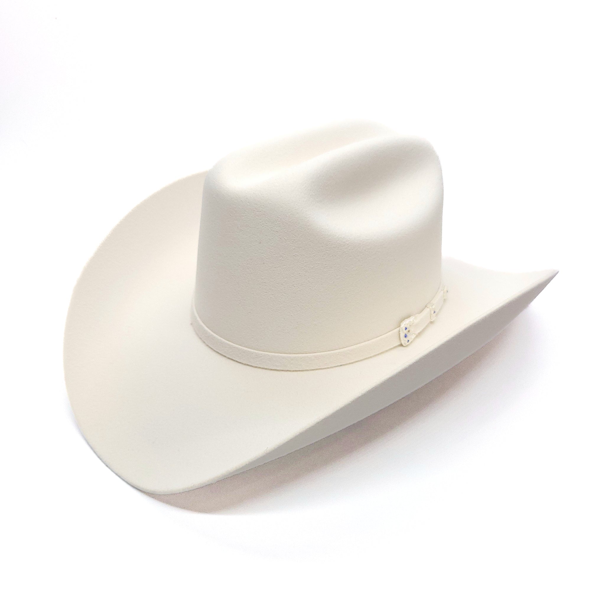 El Bronco Winter White 6x Wool Cowboy Hat