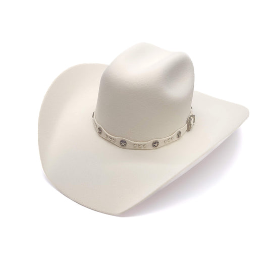 Oscar Winter White 6x Wool Cowboy Hat