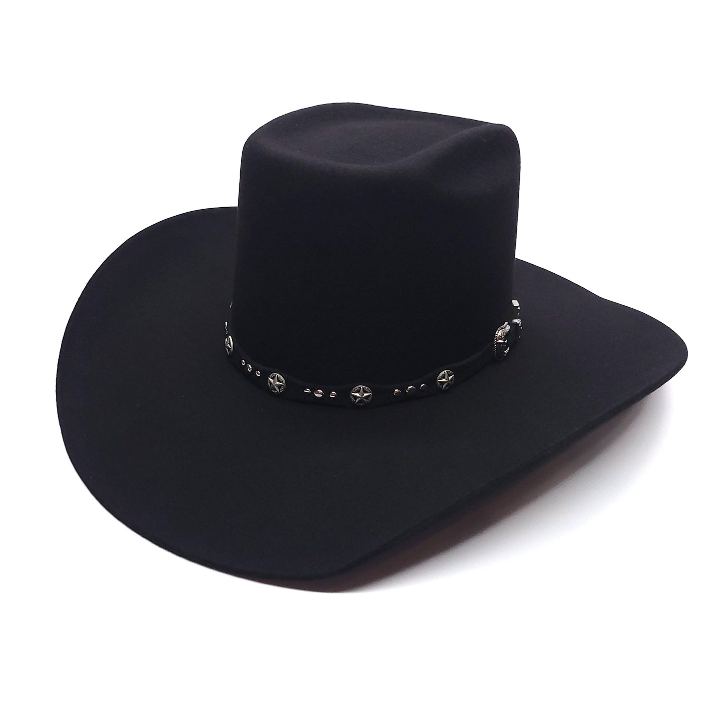 Vakera Black 6x Wool Cowboy Hat