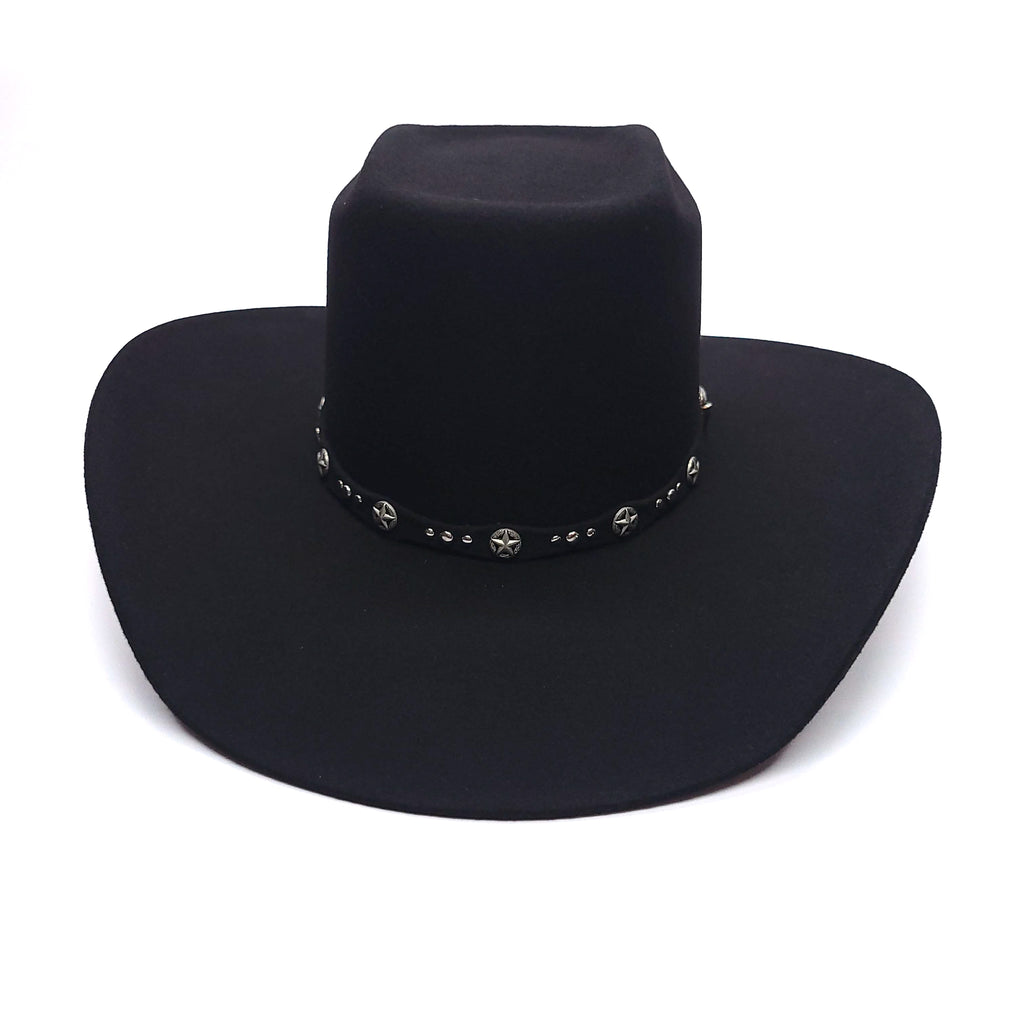 Vakera Black 6x Wool Cowboy Hat