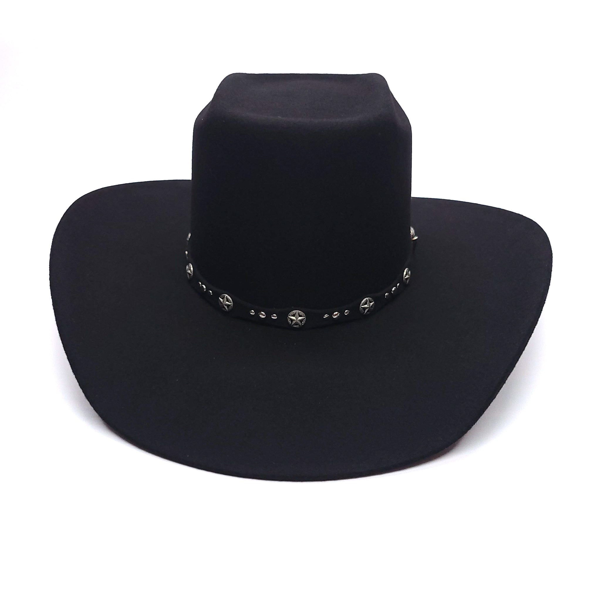 Vakera Black 6x Wool Cowboy Hat