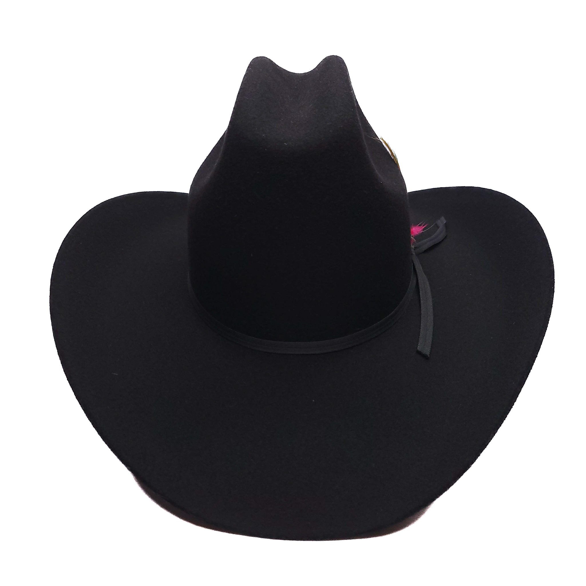 El Chente Black 6x Wool Cowboy Hat