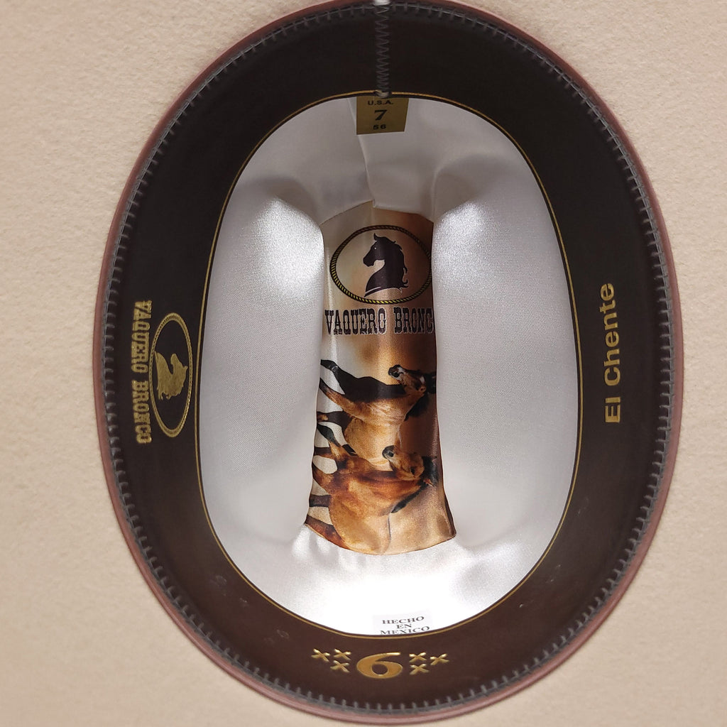 El Chente Silver Belly 6x Wool Cowboy Hat