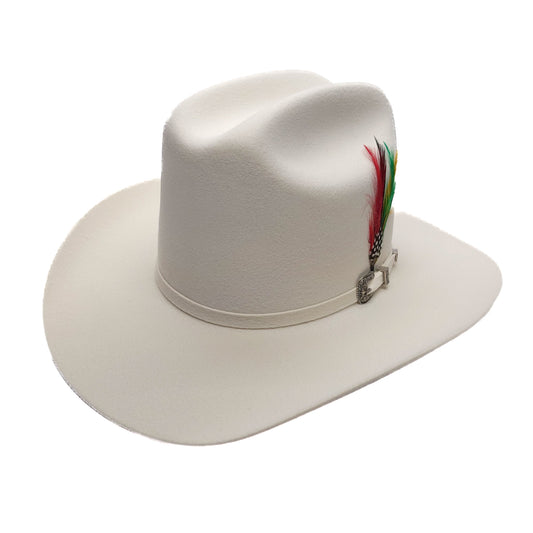 Los Dos Carnales Winter White 6x Wool Cowboy Hat