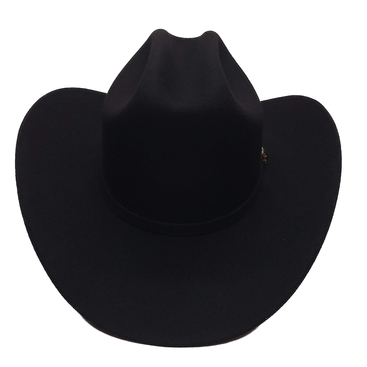 El Plebe Black 6x Wool Cowboy Hat