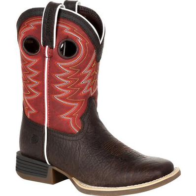 Durango® Lil' Rebel Pro™ Little Kid's Red Western Boot