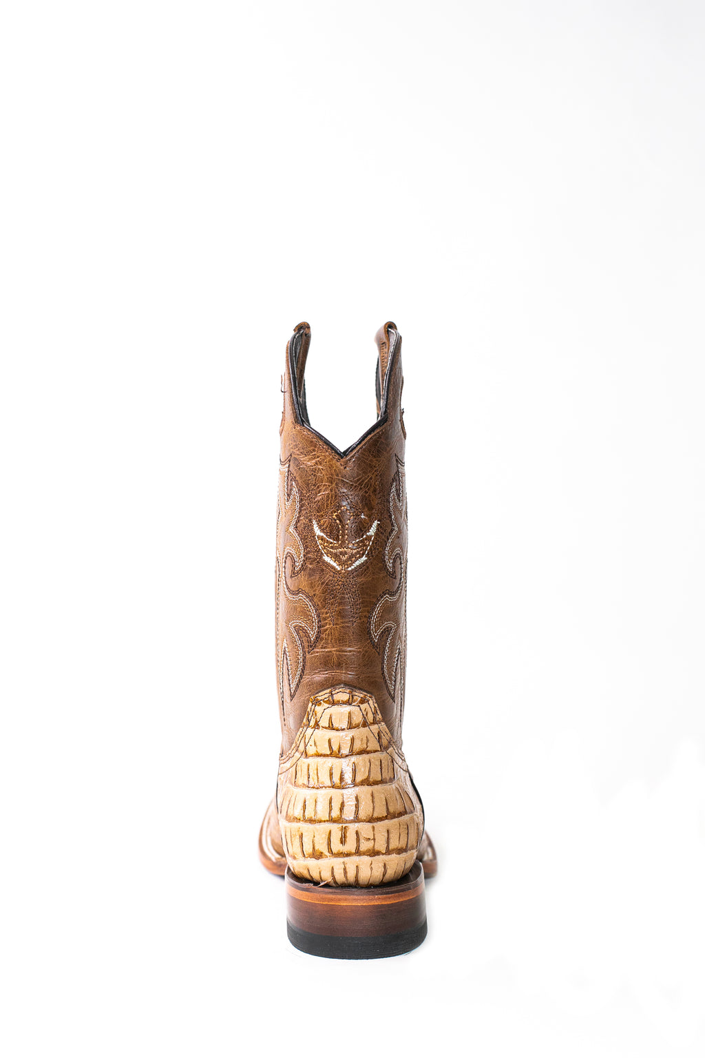 Vaquero Bronco Fuscus Caiman Printed Leather Orix Barza Tabaco