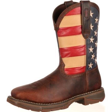 Durango Rebel By Durango Steel Toe Flag Western Flag Boot DB020