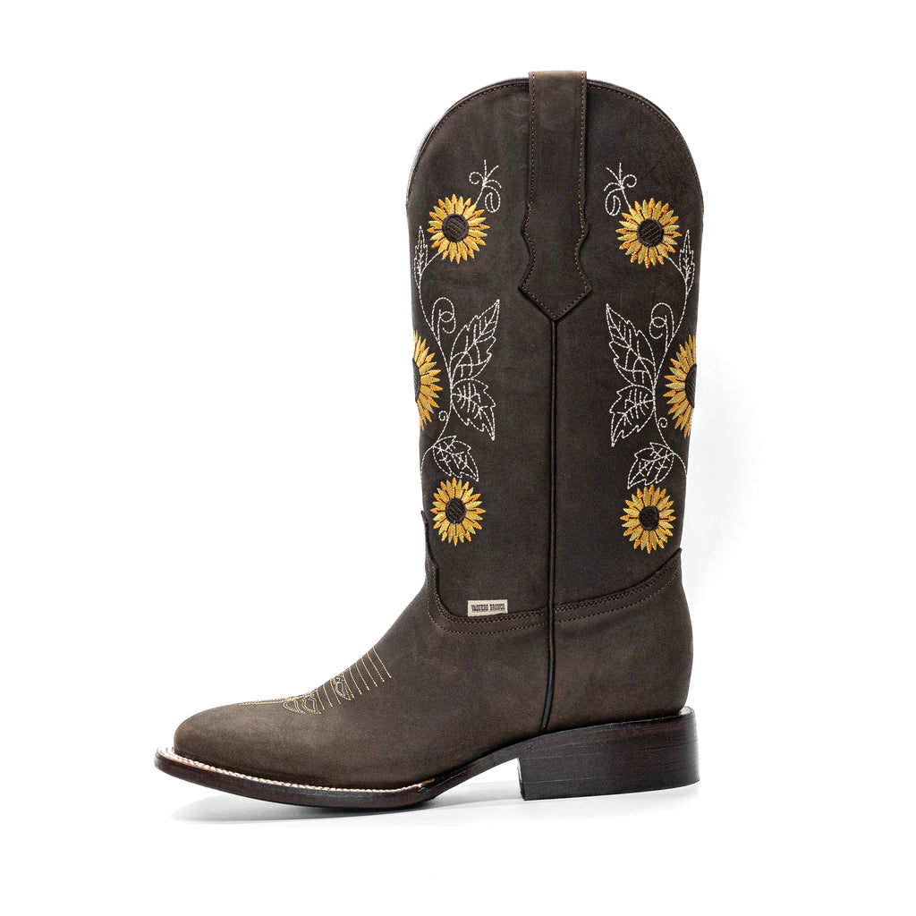Vaquero Bronco Women Crazy Chocolate Boot