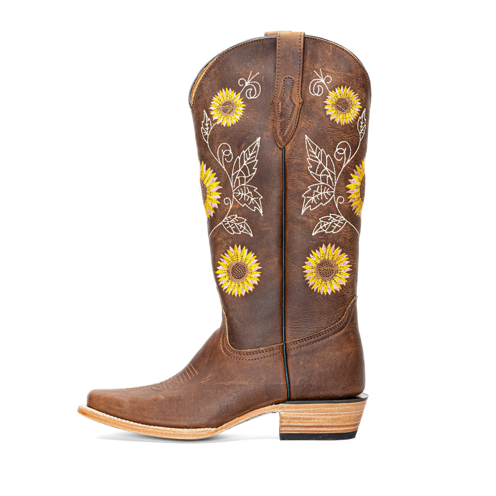 Vaquero Bronco Women Girasole Crazy Tang Boot