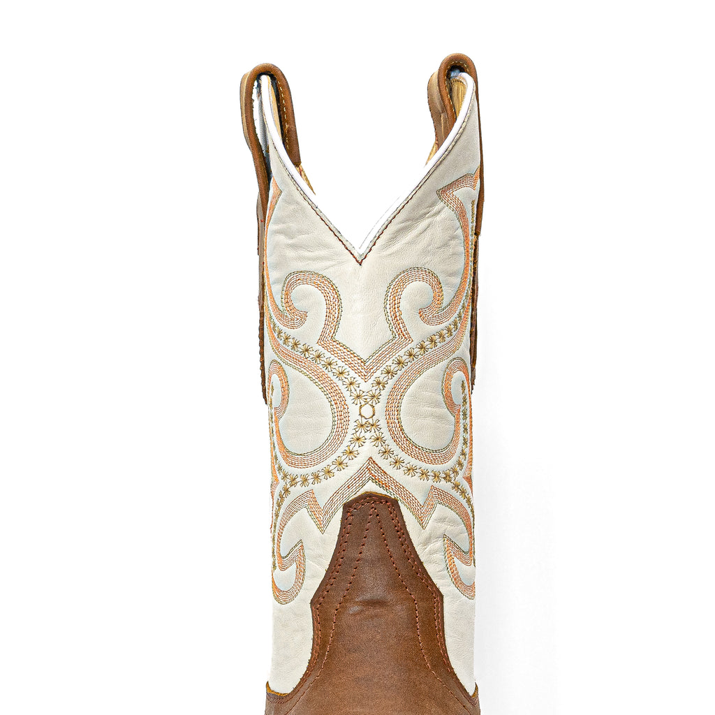 Vaquero Bronco Women Crazzy Miel-Hueso Boot