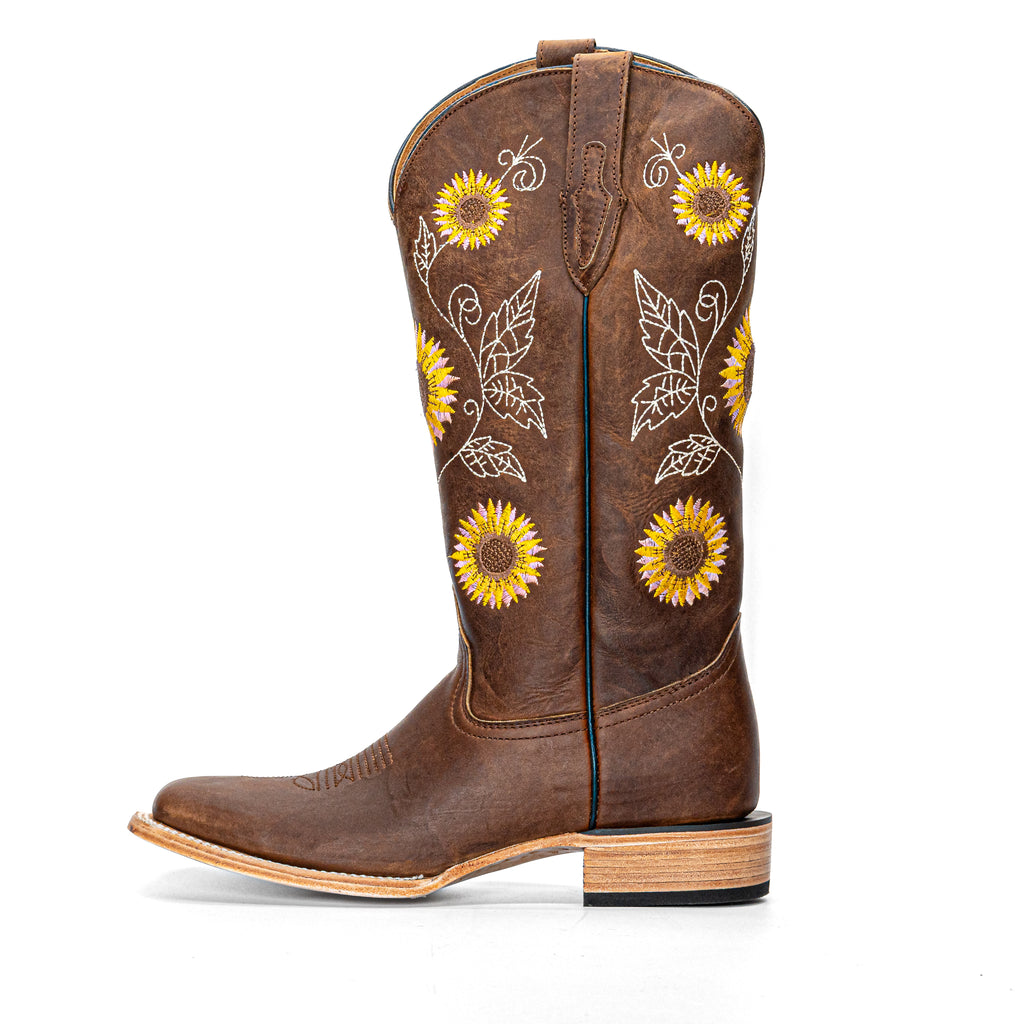 Vaquero Bronco Women Girasole Crazy Tang Boot