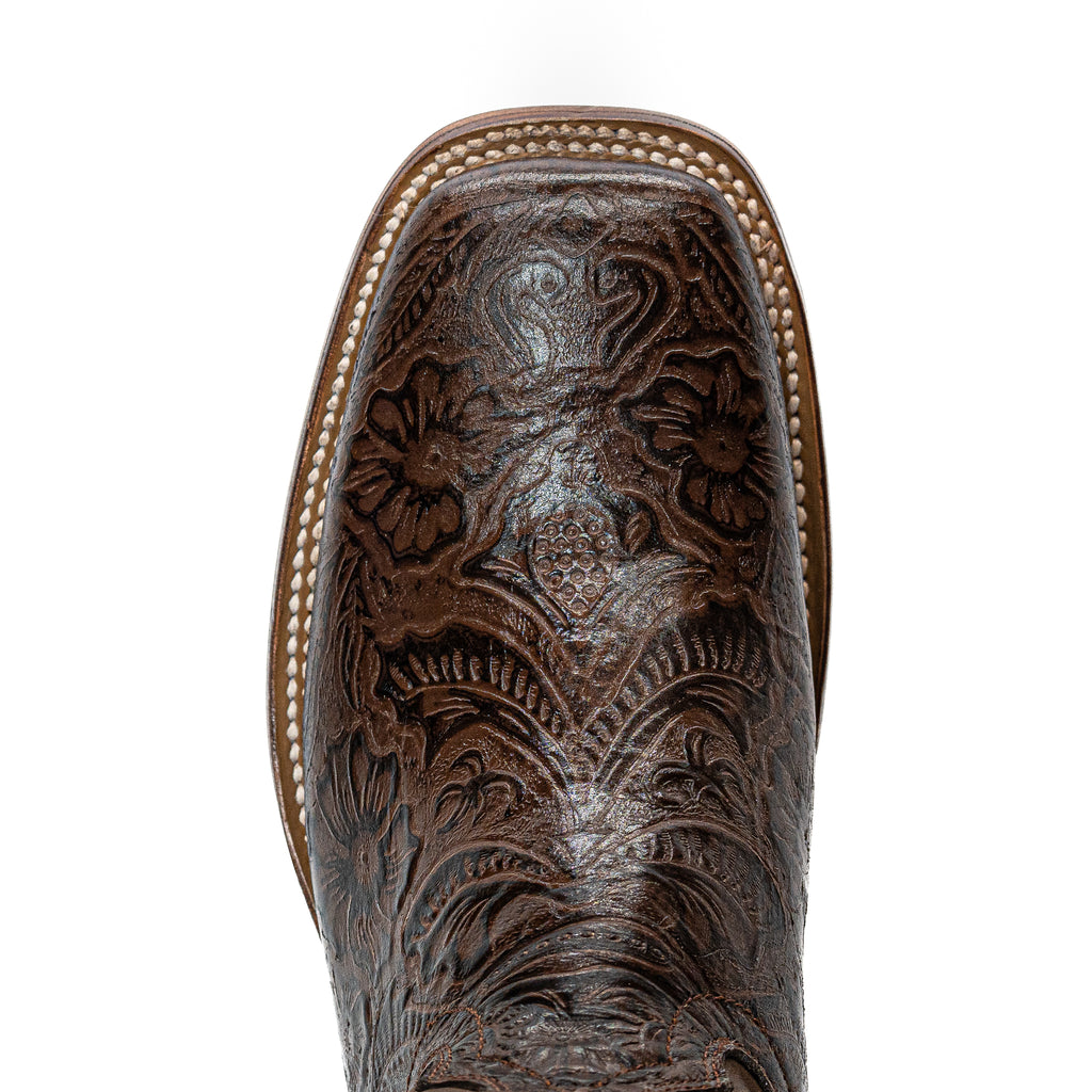 Vaquero Bronco Women Rameado Cafe Boot