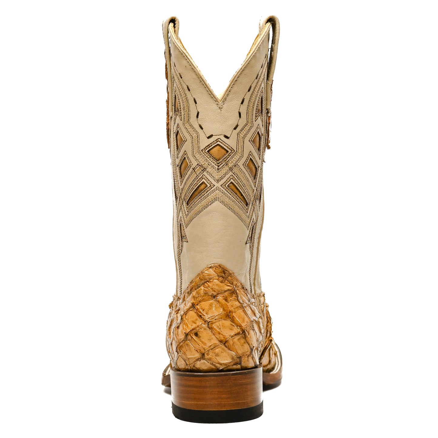 Vaquero Bronco Pirarucu Browni Exotic Western Boot