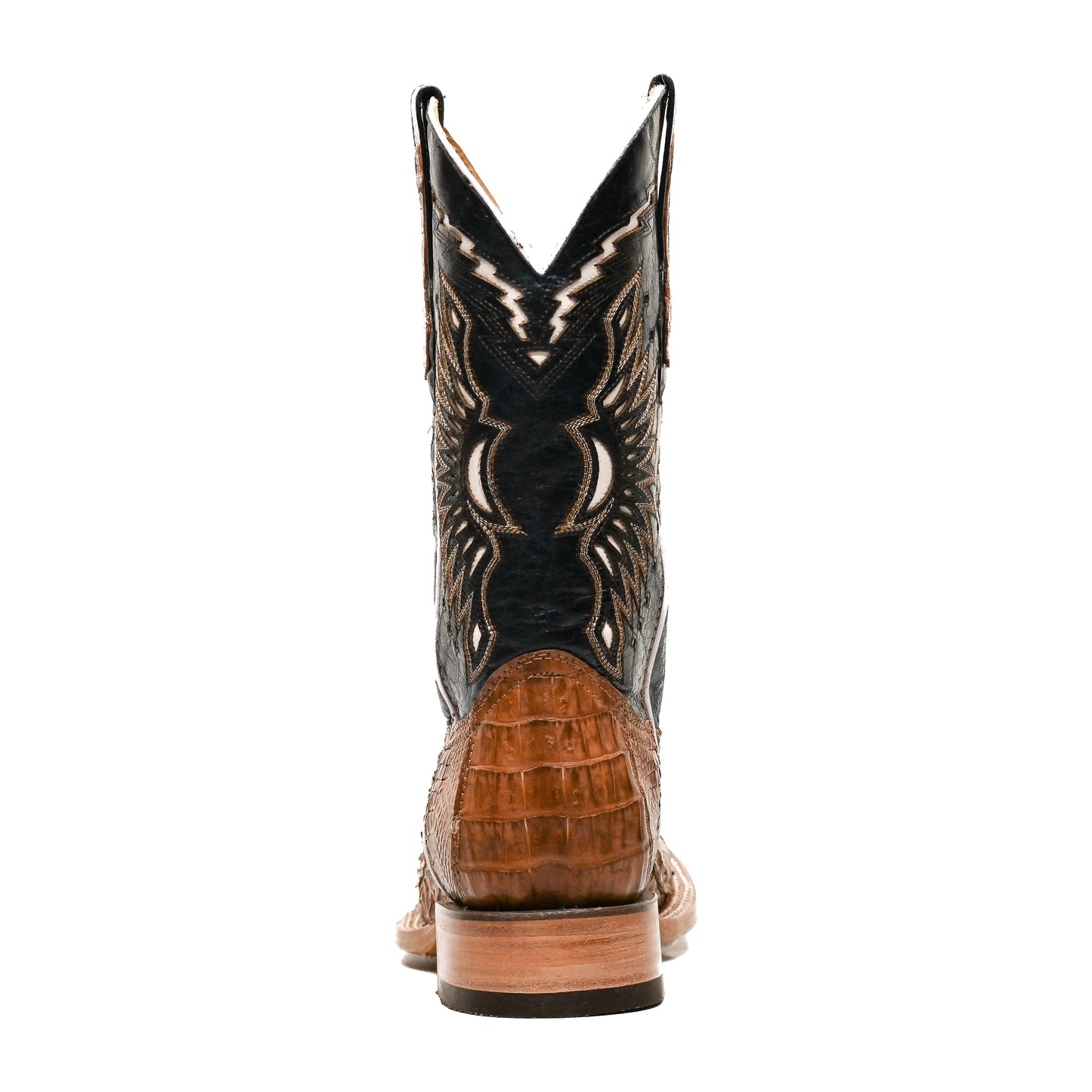 Vaquero Bronco Cappuccino Caiman Back Exotic Boot