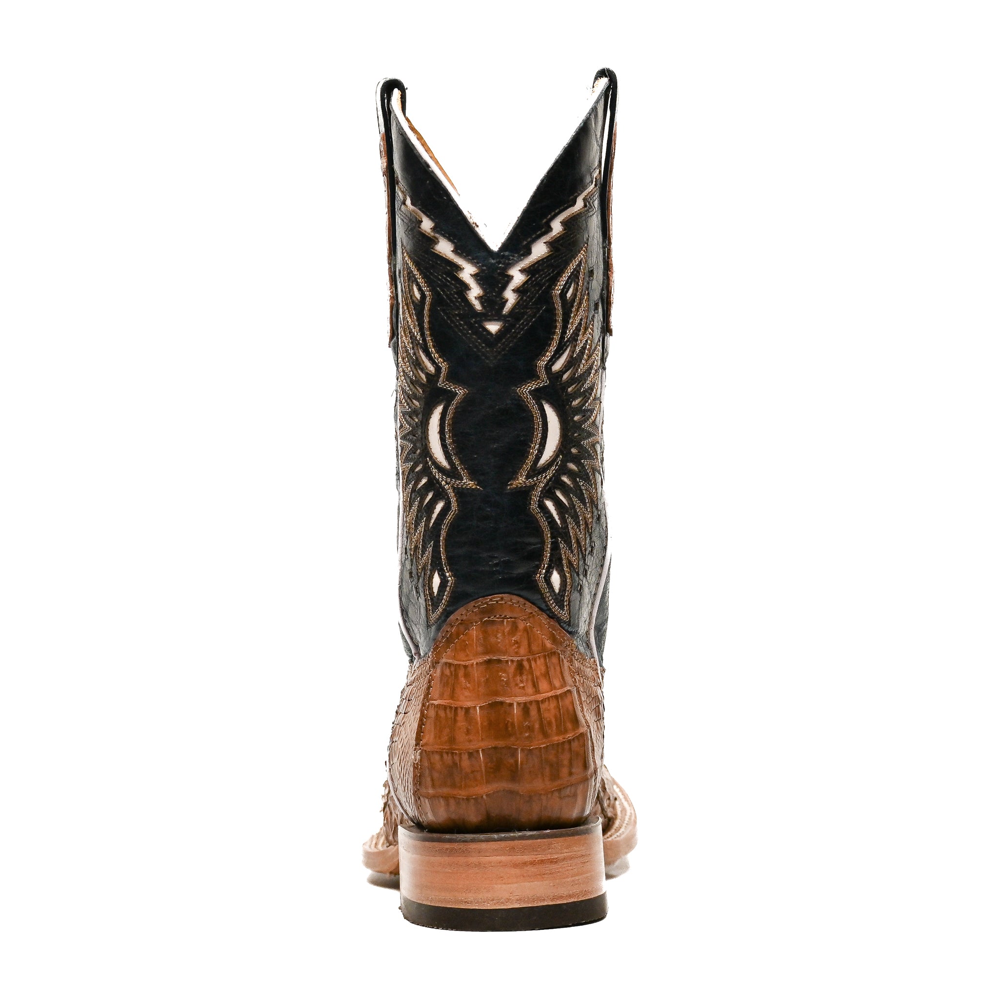 Vaquero Bronco Cappuccino Caiman Back Exotic Boot