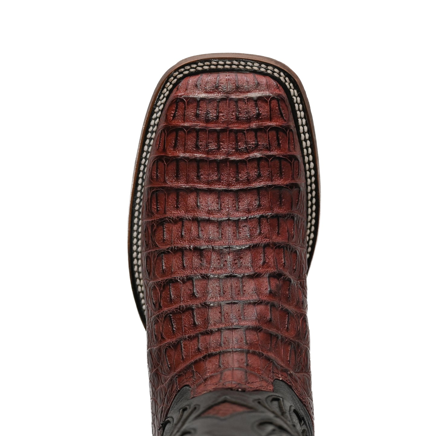 Vaquero Bronco Vino Caiman Back Exotic Boot