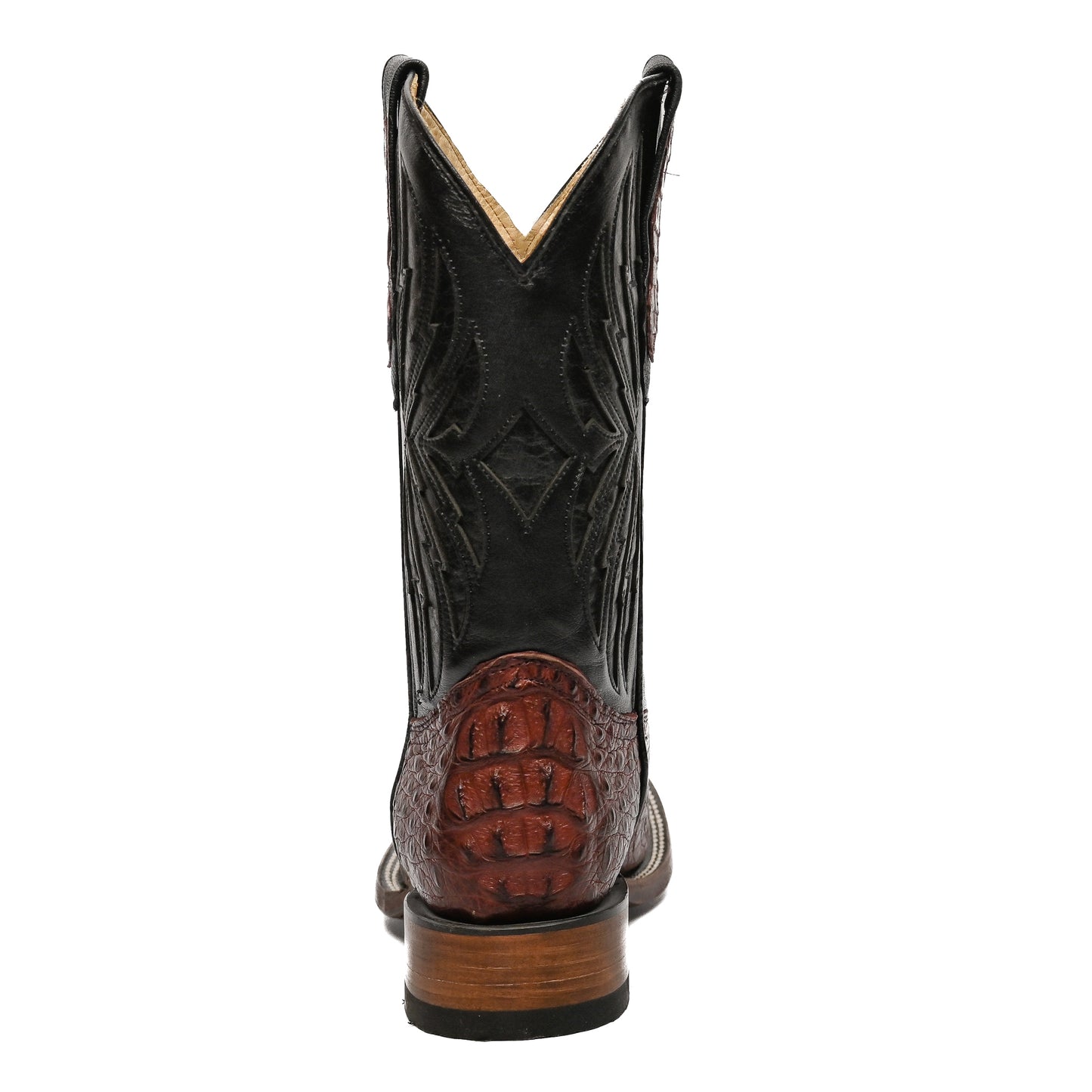 Vaquero Bronco Vino Caiman Back Exotic Boot