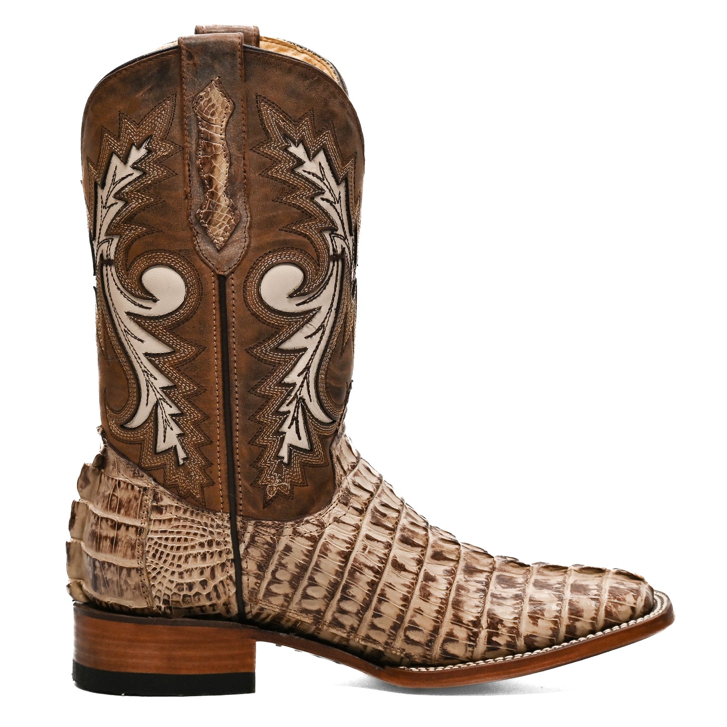 Vaquero Bronco Orix Caiman Tail Exotic Boot