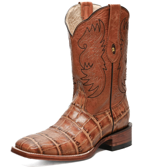 Vaquero Bronco Rodeo Bull Printed Tail Belly Buttercup Barcelona Honey Boot