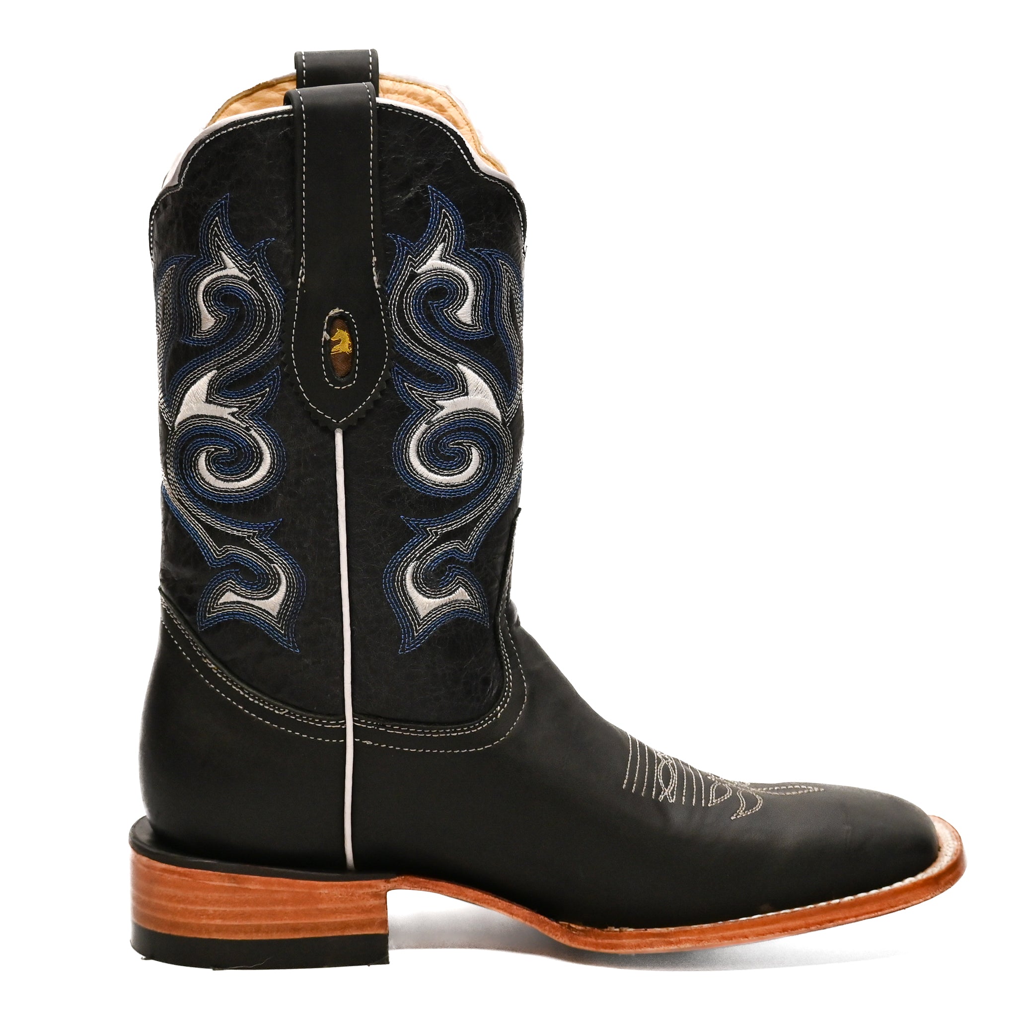 Vaquero Bronco Rodeo Bull Grasso Barcelona Black Boot