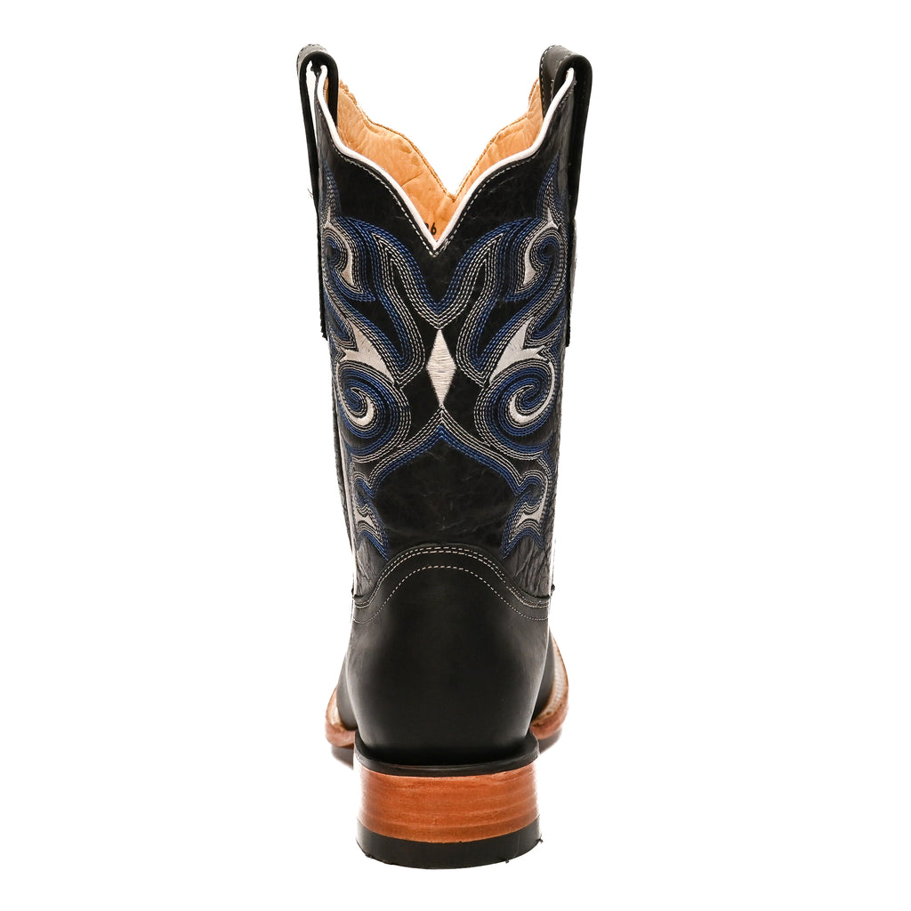 Vaquero Bronco Rodeo Bull Grasso Barcelona Black Boot