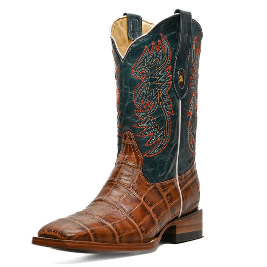 Vaquero Bronco Rodeo Bull Printed Belly Shedron Barcelona Boot