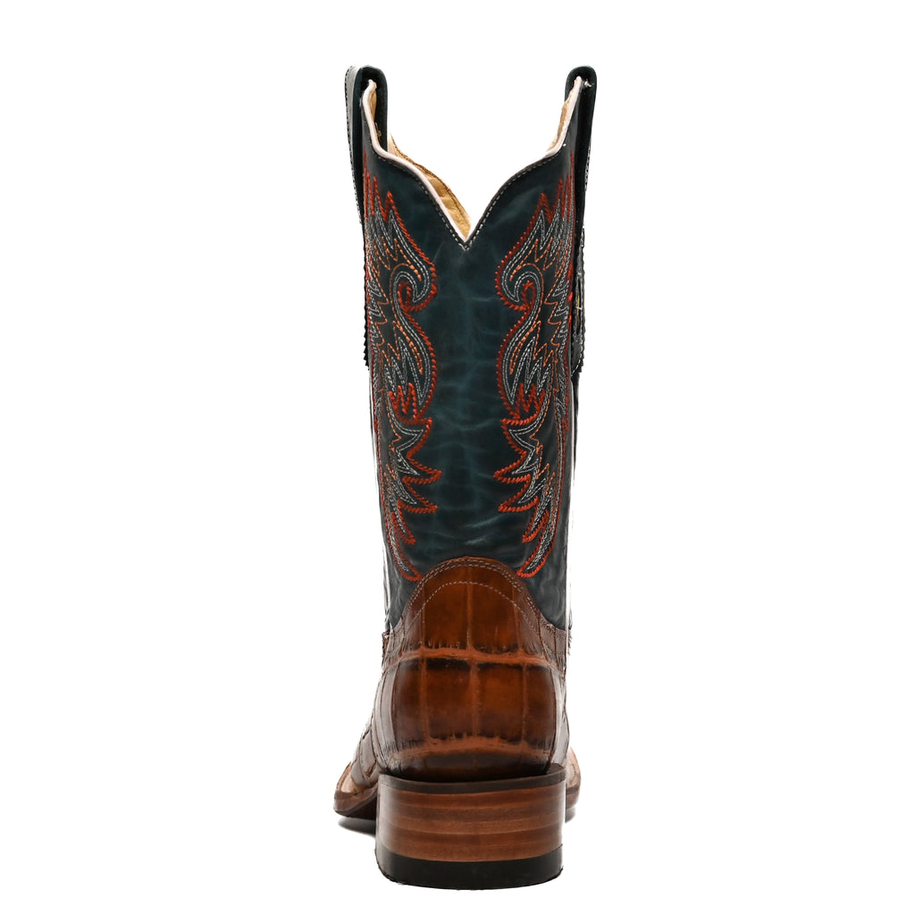 Vaquero Bronco Rodeo Bull Printed Belly Shedron Barcelona Boot