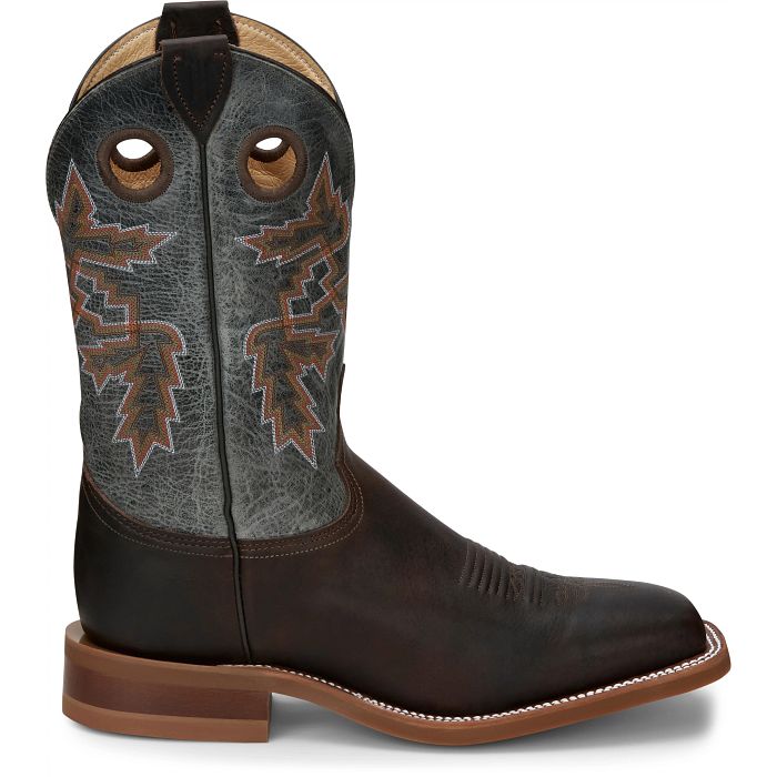 Justin Chocolate Brown Bender 11" Western Boot BR5349