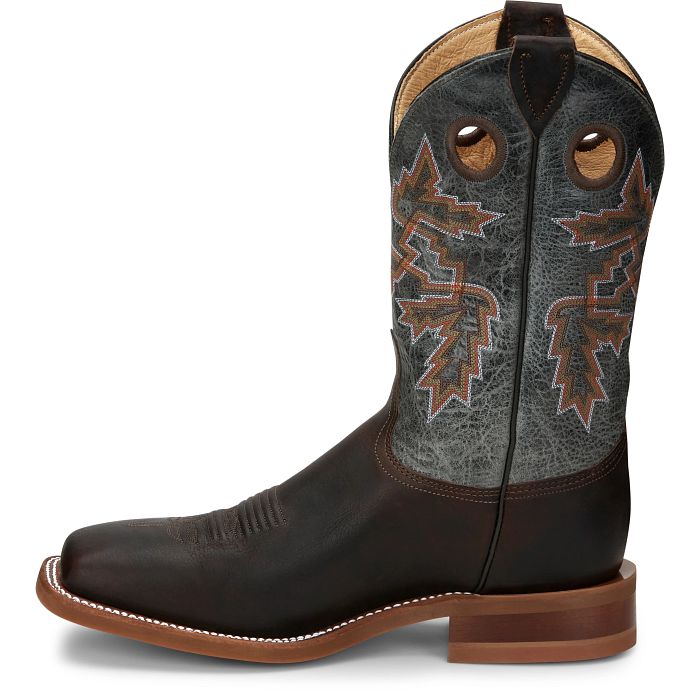 Justin Chocolate Brown Bender 11" Western Boot BR5349