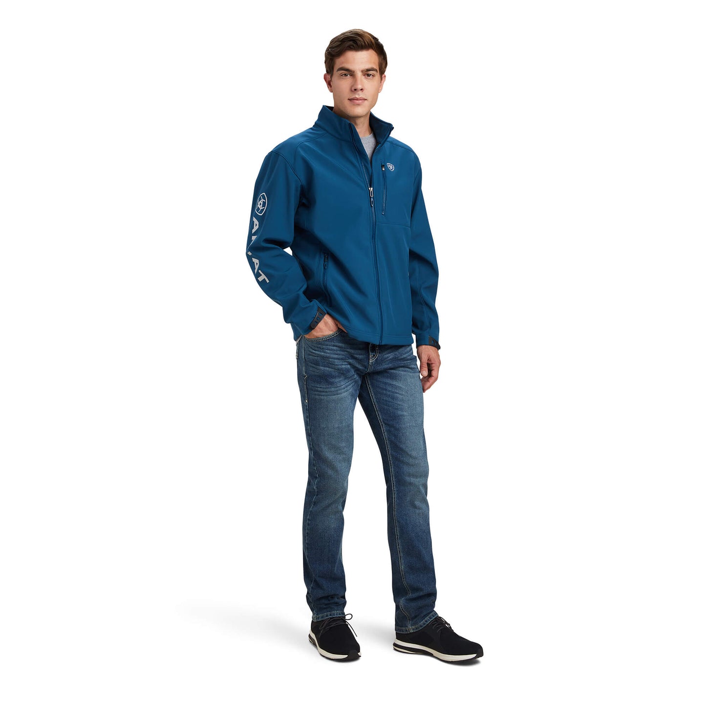 Men's Logo 2.0 Softshell Majolica Blue Jacket 10041611