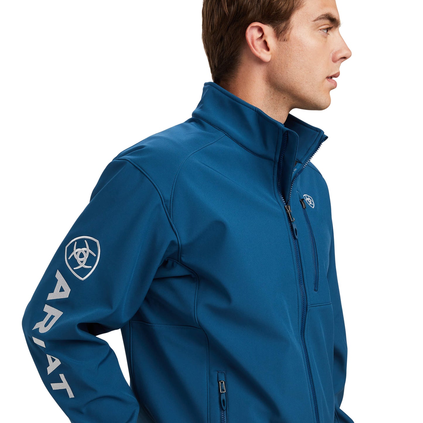 Men's Logo 2.0 Softshell Majolica Blue Jacket 10041611