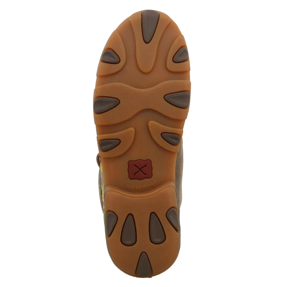 Twisted X Women's Chukka Driving Moc Bomber/Sunflower WDM0128