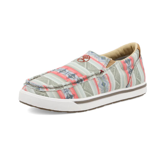 Hooey Kid's Slip-On Loper Pink Multi Shoe YHYC007