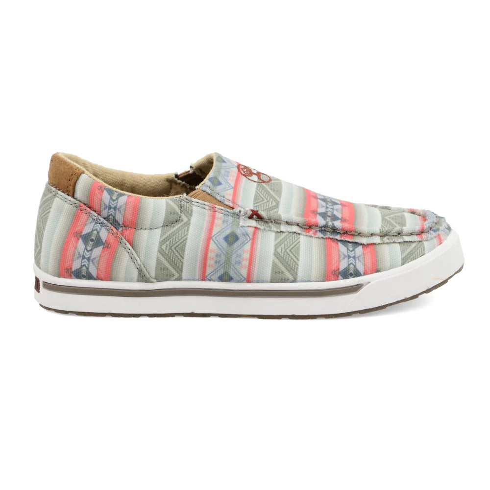 Hooey Kid's Slip-On Loper Pink Multi Shoe YHYC007