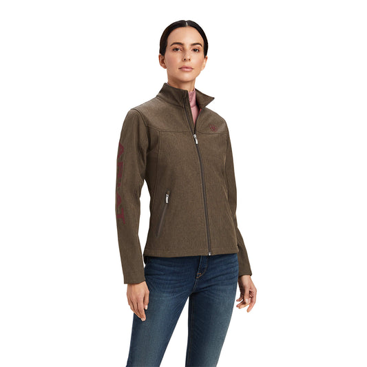 Women New Team Softshell Banyan Bark Heather 10032692