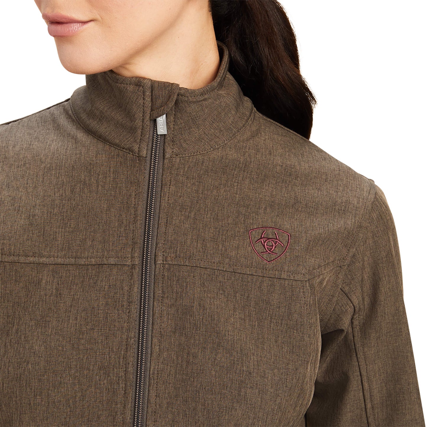 Women New Team Softshell Banyan Bark Heather 10032692