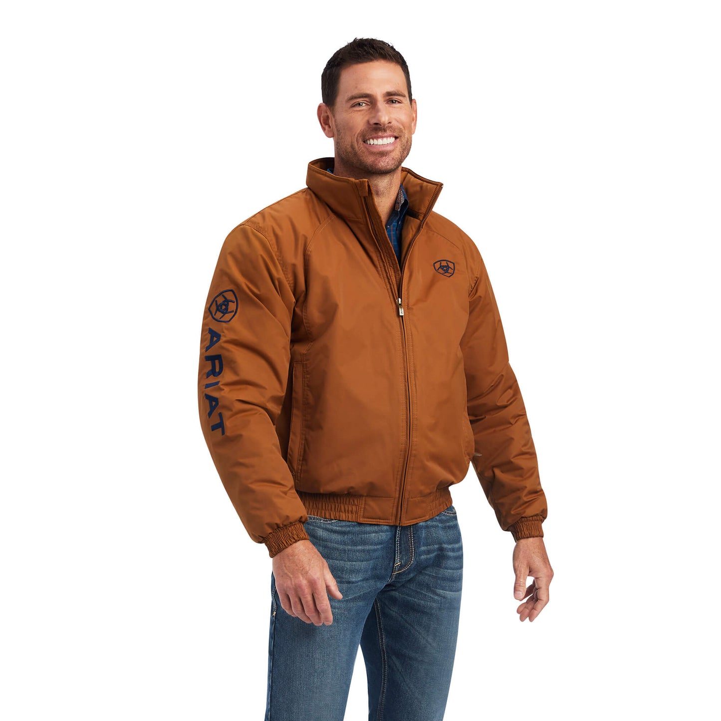 Men's Ariat Team Logo Insulated Chestnut Jacket 10041545