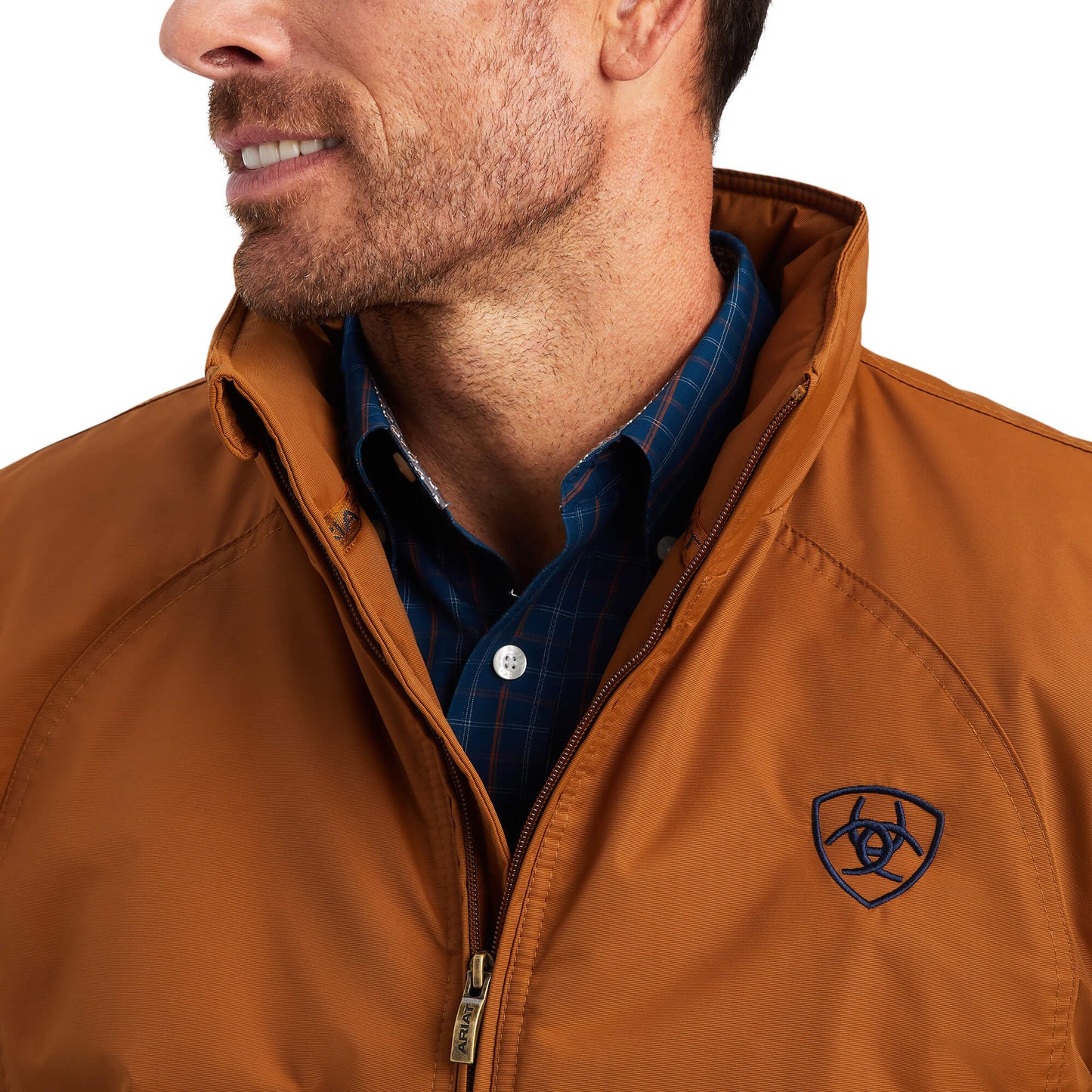 Men's Ariat Team Logo Insulated Chestnut Jacket 10041545