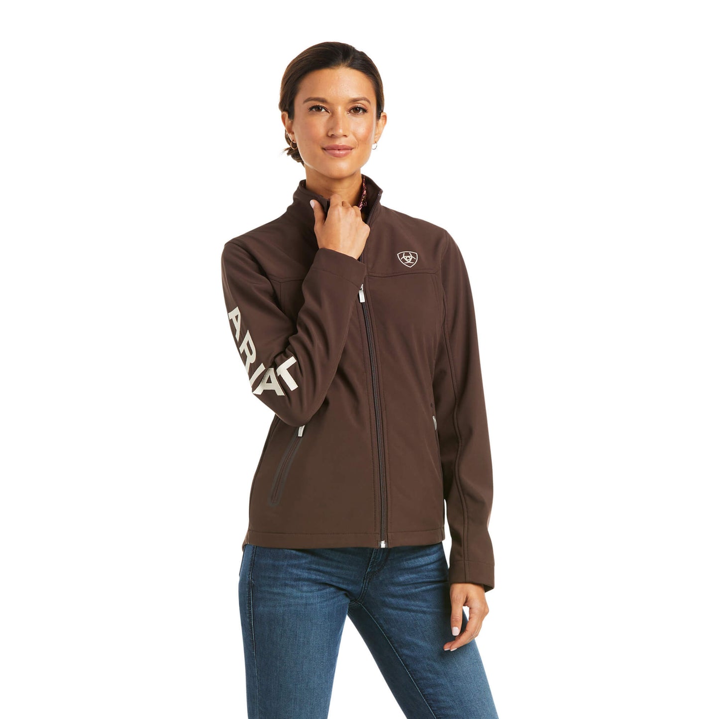 Women New Team Softshell Coffeebean Jacket 10037395