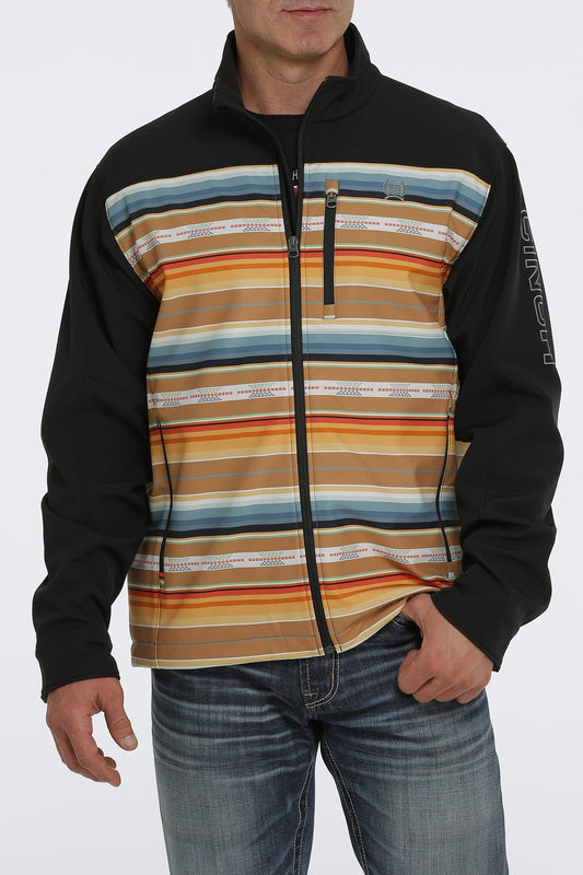 Men's Blanket Stripe Bonded Jacket Multi