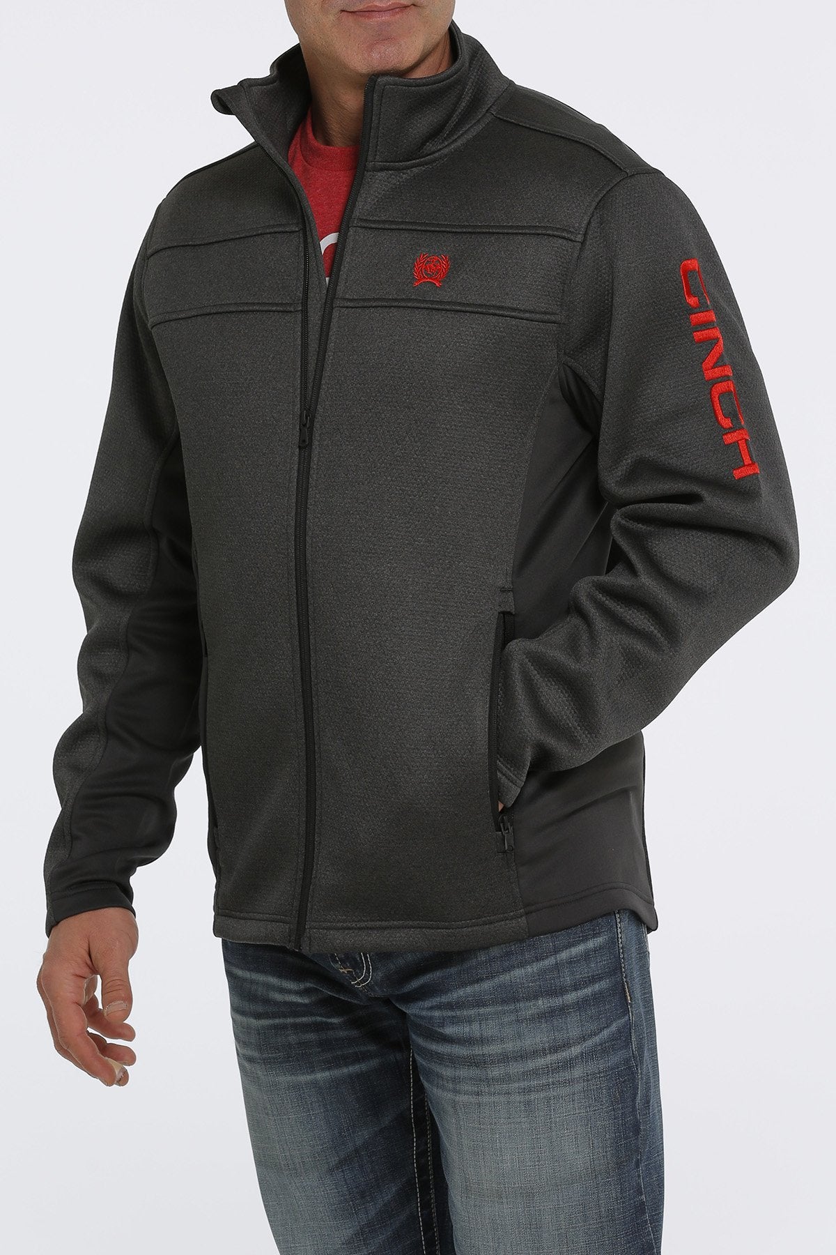 Men's Bonded Lightweight Charcoal Jacket