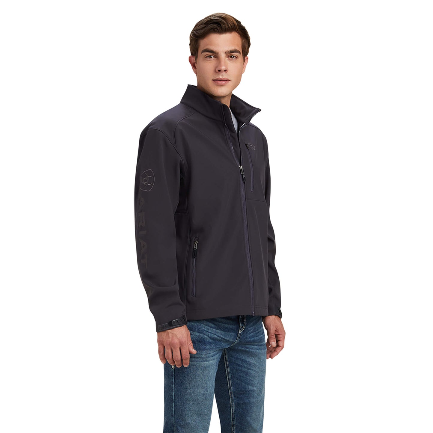 Men's Ariat Logo 2.0 Softshell Phantom Jacket 10041613