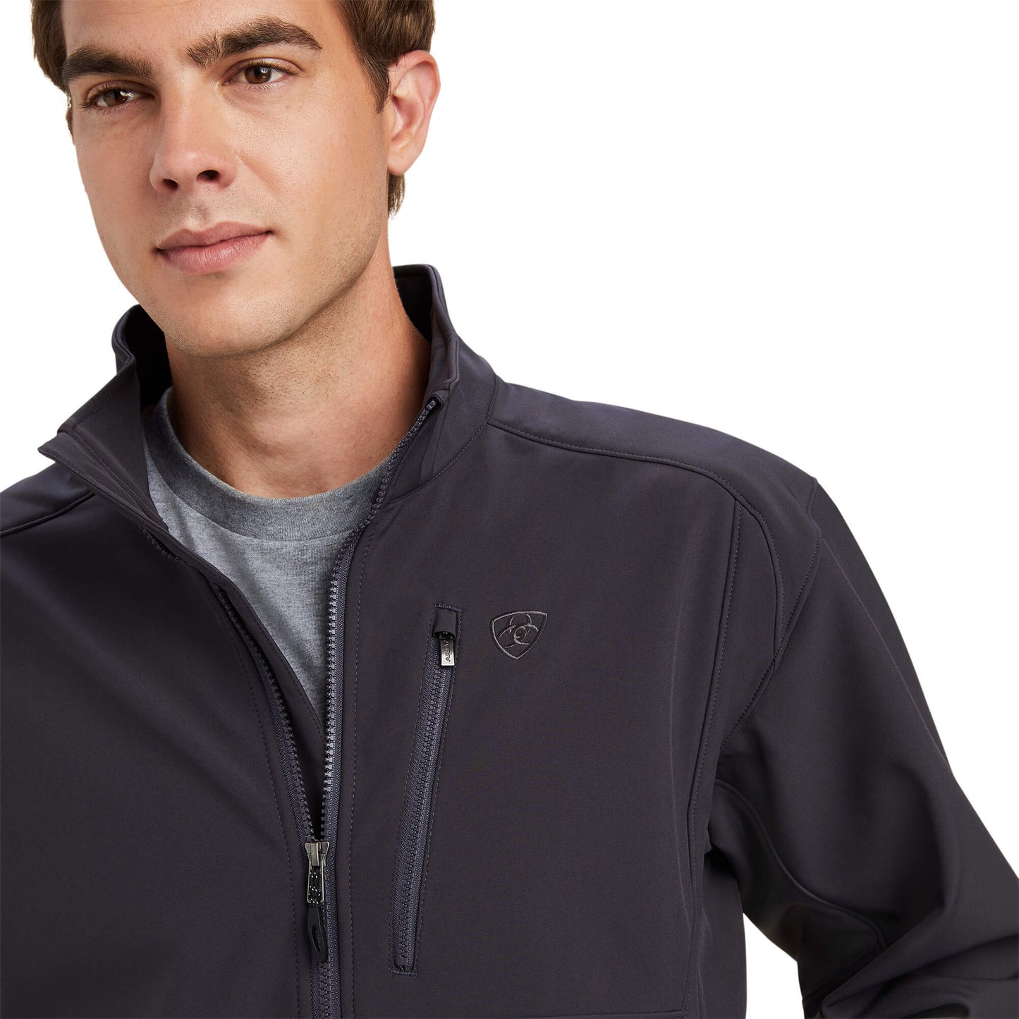 Men's Ariat Logo 2.0 Softshell Phantom Jacket 10041613