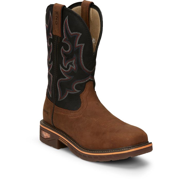 Justin Resistor 11" Nano Composite Toe Work Boot CR4012